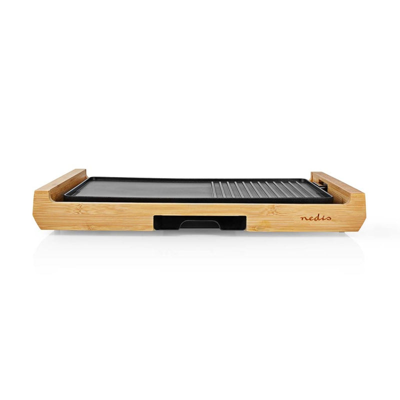 Nedis FCBG100FBK43 Teppanyaki Tafelgrill Bakoppervlak (l X B): 43 X 23 Cm Aantal Personen: 6 Person