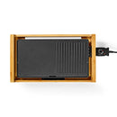 Nedis FCBG100FBK43 Teppanyaki Tafelgrill Bakoppervlak (l X B): 43 X 23 Cm Aantal Personen: 6 Person