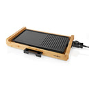 Nedis FCBG100FBK43 Teppanyaki Tafelgrill Bakoppervlak (l X B): 43 X 23 Cm Aantal Personen: 6 Person