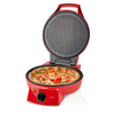Nedis FCPM100FRD Pizzamaker En Grill 30 Cm Regelbare Temperatuur 1800 W