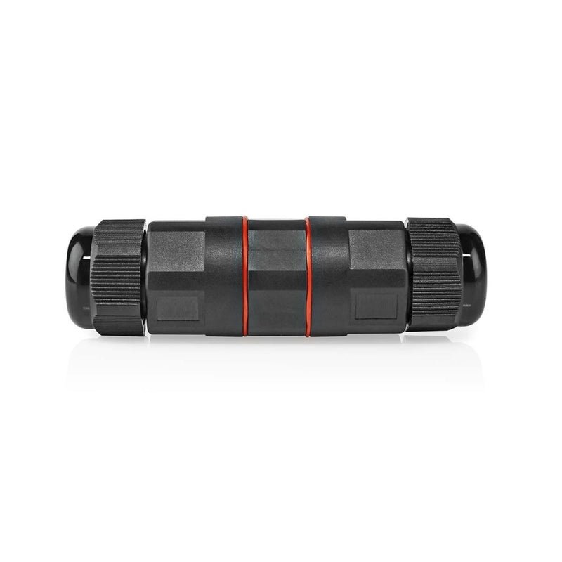 Nedis CCGP89850BK Netwerkkoppeling Buitenshuis Cat6 Afgeschermd Rj45 Female Rj45 Female Recht Pvc D