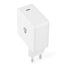Nedis WCGPD100W100WT Oplader Gan 3.0 / 5.0 A Outputs: 1 Usb-c&trade; Maximaal Uitgangsvermogen: 100