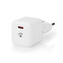 Nedis WCMPD20W100WT Oplader 1.67 / 2.22 / 3.0 A Outputs: 1 Usb-c&trade; 20 W Automatische Voltage S