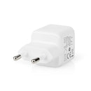Nedis WCMPD20W100WT Oplader 1.67 / 2.22 / 3.0 A Outputs: 1 Usb-c&trade; 20 W Automatische Voltage S