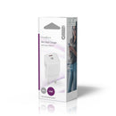 Nedis WCMPD20W100WT Oplader 1.67 / 2.22 / 3.0 A Outputs: 1 Usb-c&trade; 20 W Automatische Voltage S