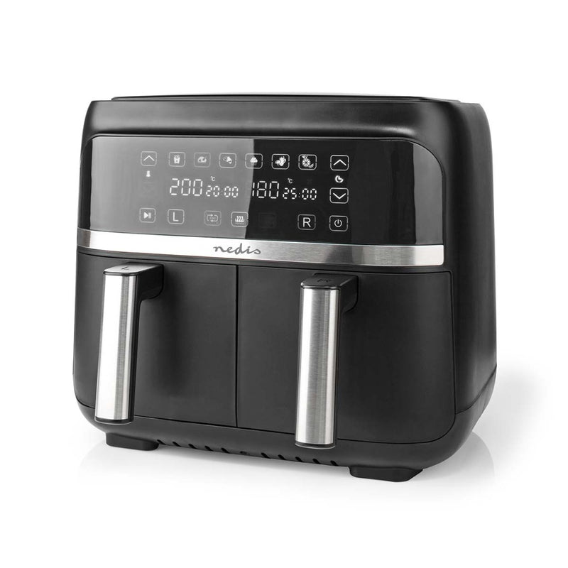 Nedis KAAFD350EBK Heteluchtfriteuse 2x3.8L 3000W Zwart
