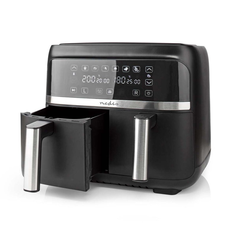 Nedis KAAFD350EBK Heteluchtfriteuse 2x3.8L 3000W Zwart