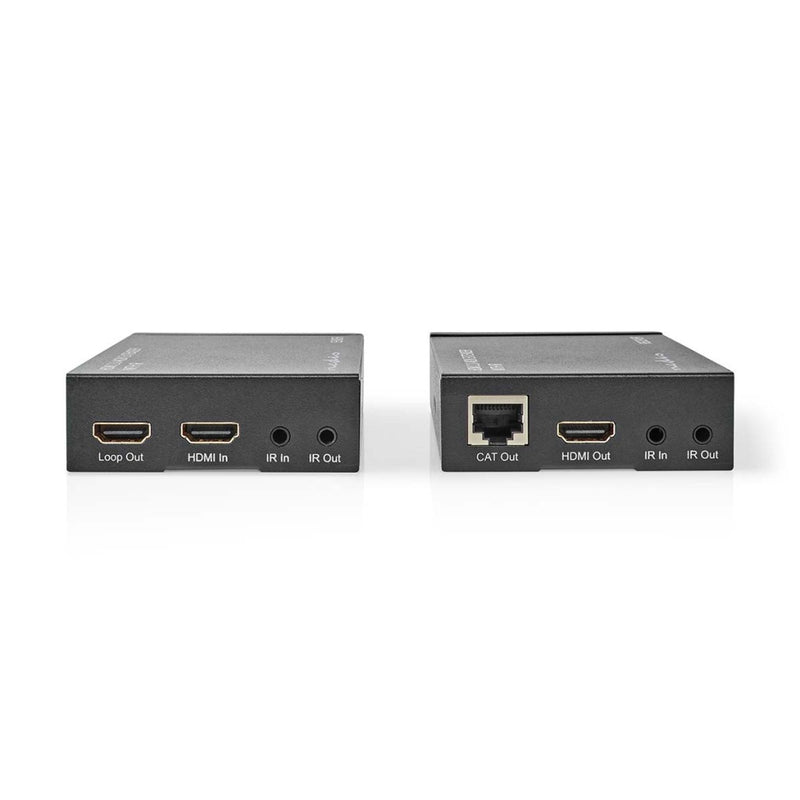 Nedis VREP3480AT Hdmi&trade;-extender Over Cat6 Tot 60 M 4k@60hz 18 Gbps Metaal Antraciet