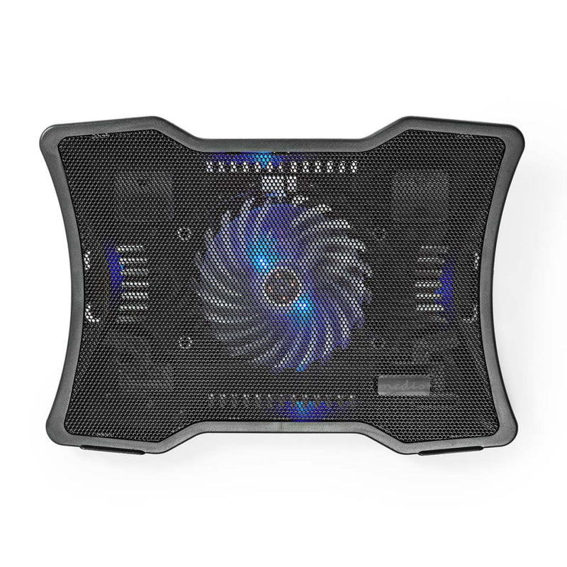 Nedis NBCR101BK Notebook-standaard 1 Usb Gevoed Aantal Hoeken: 2 17 &quot; 1500 Rpm Led