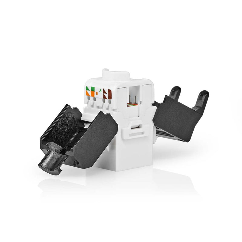 Nedis CCGP89700BK Keystone Cat6 Rj45 Female U/utp Abs Envelop