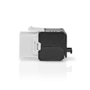 Nedis CCGP89710BK Keystone Cat6a Rj45 Female U/utp Abs Envelop