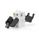 Nedis CCGP89710BK Keystone Cat6a Rj45 Female U/utp Abs Envelop