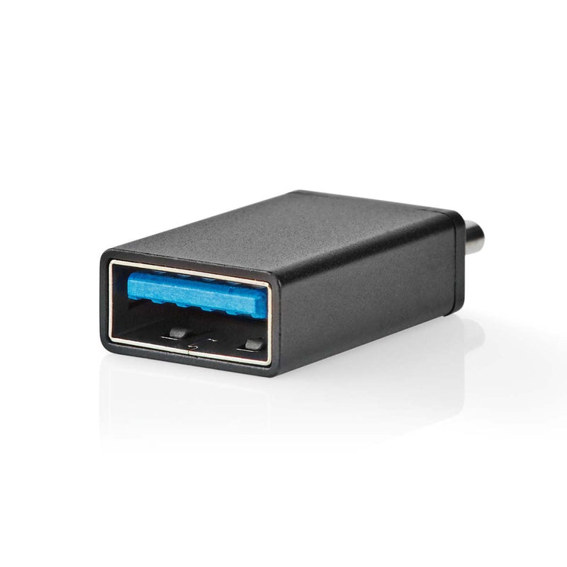 Nedis CCGP64915BK Usb-c&trade; Adapter Usb 3.2 Gen 1 Usb-c&trade; Male Usb-a Female 5 Gbps Otg Vern