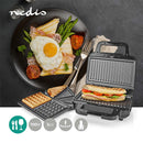 Nedis KAMG110FBK Multi Grill Grill / Sandwich / Waffle 700 W 22 X 12.5 Cm Automatische Temperatuurr