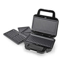Nedis KAMG110FBK Multi Grill Grill / Sandwich / Waffle 700 W 22 X 12.5 Cm Automatische Temperatuurr