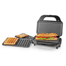 Nedis KAMG120FBK Multi Grill Grill / Sandwich / Waffle 900 W 28 X 15 Cm Automatische Temperatuurreg