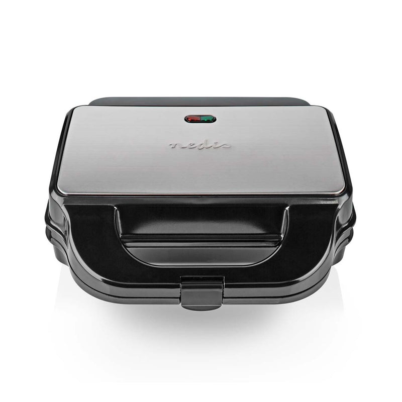 Nedis KAMG120FBK Multi Grill Grill / Sandwich / Waffle 900 W 28 X 15 Cm Automatische Temperatuurreg