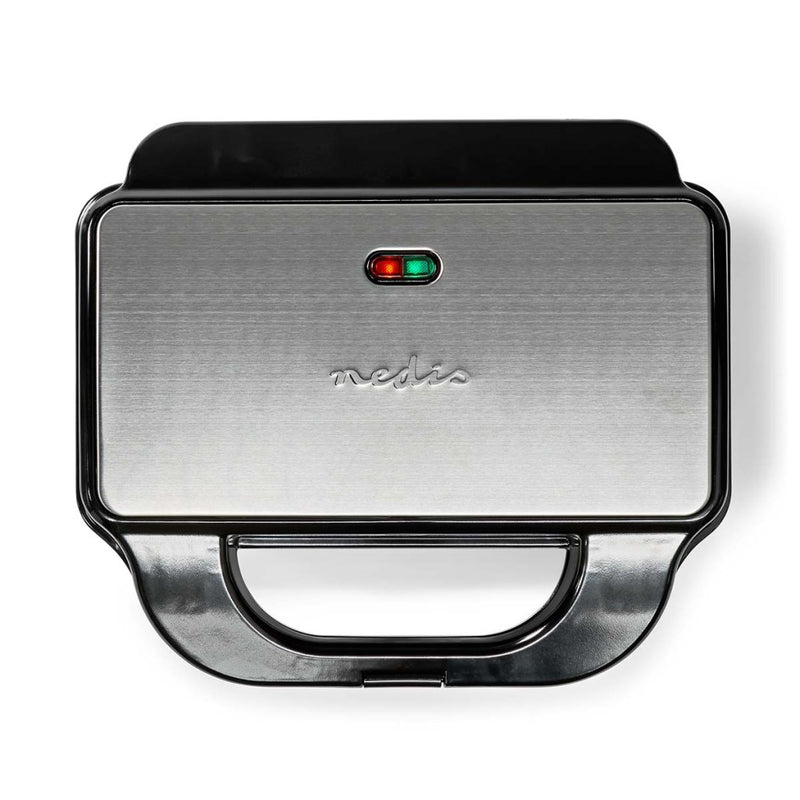 Nedis KAMG120FBK Multi Grill Grill / Sandwich / Waffle 900 W 28 X 15 Cm Automatische Temperatuurreg