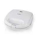 Nedis KASM110FWT Sandwich Maker 700 W 20.5 X 12 Cm Automatische Temperatuurregeling Abs