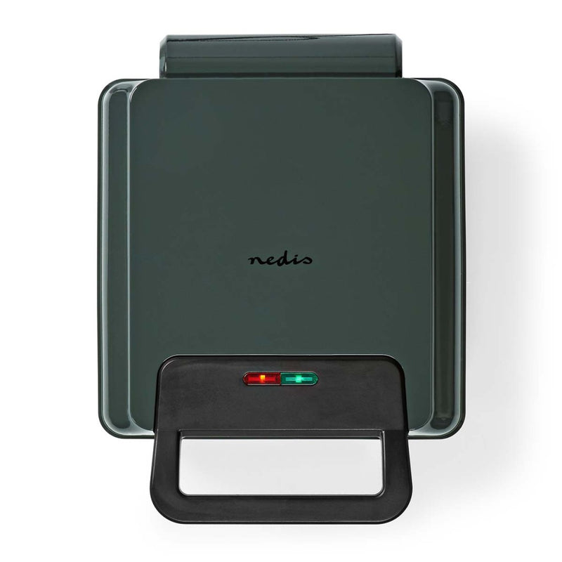 Nedis KAWP210FBK Wafelijzer Belgische Wafels 22 X 12.5 Cm 1200 W Automatische Temperatuurregeling A