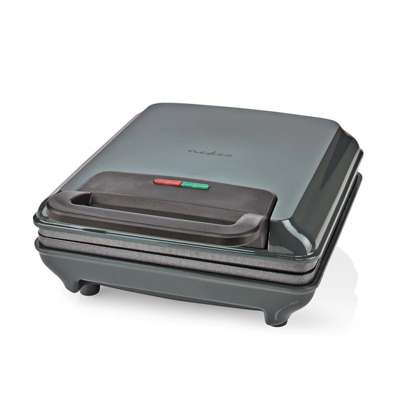 Nedis KAWP210FBK Wafelijzer Belgische Wafels 22 X 12.5 Cm 1200 W Automatische Temperatuurregeling A