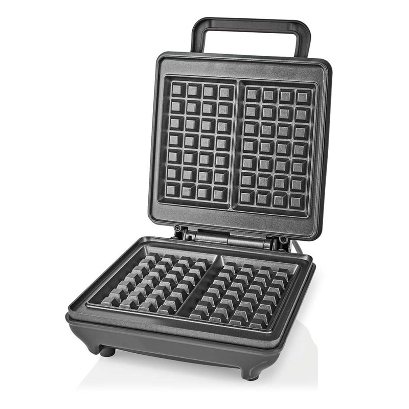 Nedis KAWP210FBK Wafelijzer Belgische Wafels 22 X 12.5 Cm 1200 W Automatische Temperatuurregeling A