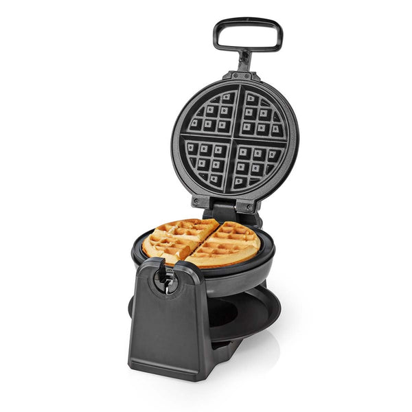 Nedis KAWP220FBK Wafelijzer Belgische Wafels 17 Cm 1000 W Automatische Temperatuurregeling Abs / Ro