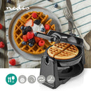 Nedis KAWP220FBK Wafelijzer Belgische Wafels 17 Cm 1000 W Automatische Temperatuurregeling Abs / Ro