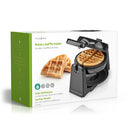 Nedis KAWP220FBK Wafelijzer Belgische Wafels 17 Cm 1000 W Automatische Temperatuurregeling Abs / Ro
