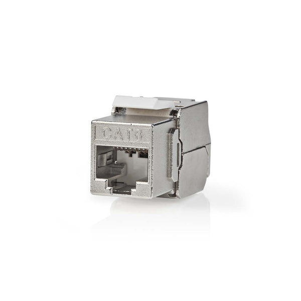 Nedis CCGP89720ME Keystone Cat6 Rj45 Female S/ftp Metaal Envelop