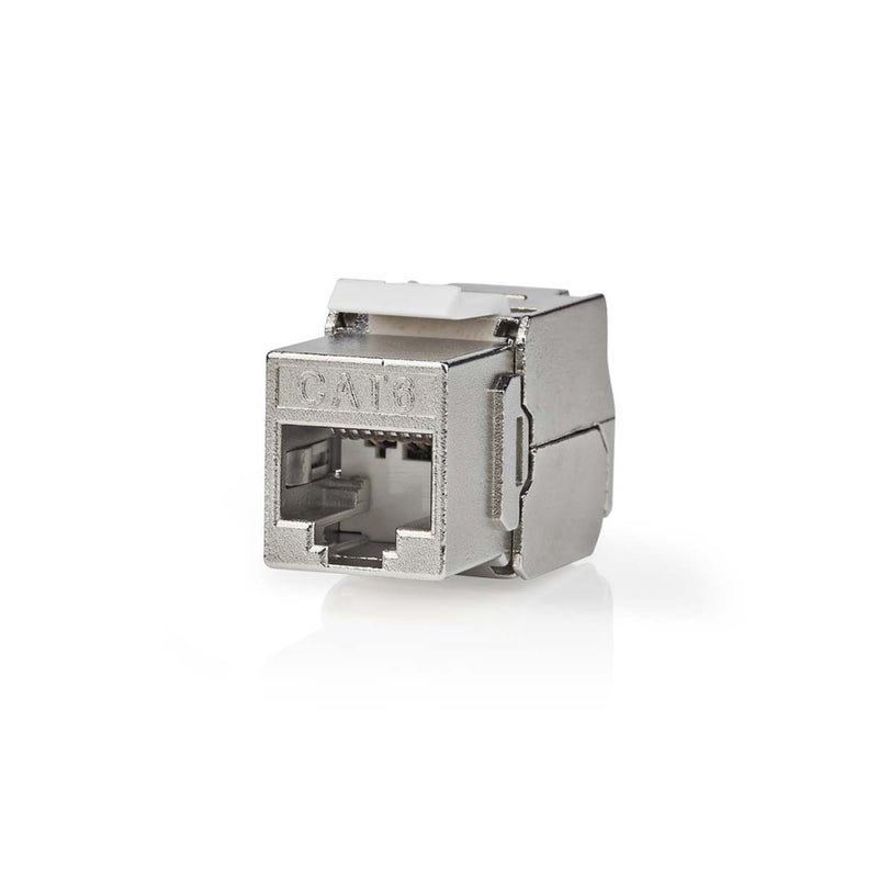 Nedis CCGP89720ME Keystone Cat6 Rj45 Female S/ftp Metaal Envelop