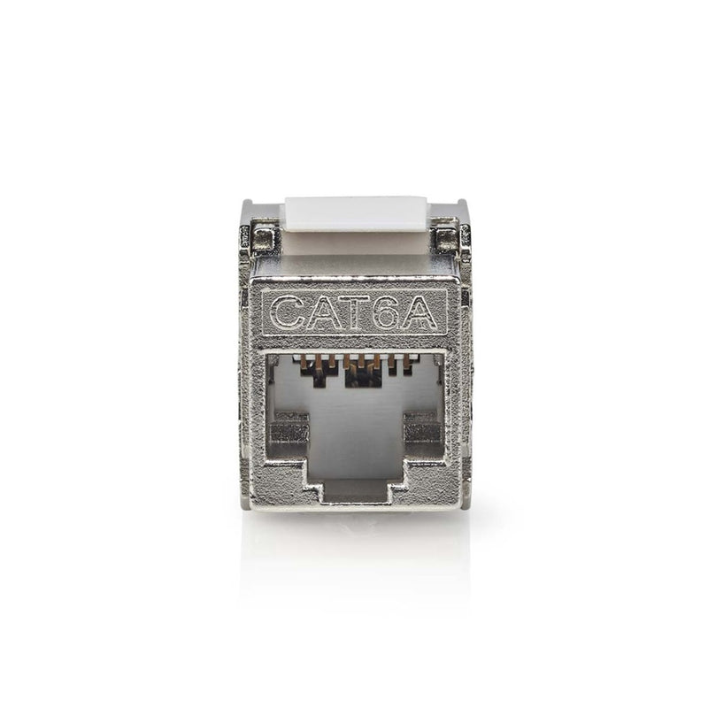 Nedis CCGP89730ME Keystone Cat6a Rj45 Female S/ftp Metaal Envelop