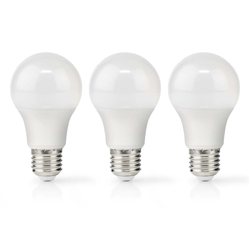 Nedis LBE27A602P3 Led-lamp E27 A60 8.5 W 806 Lm 2700 K Warm Wit 3 Stuks