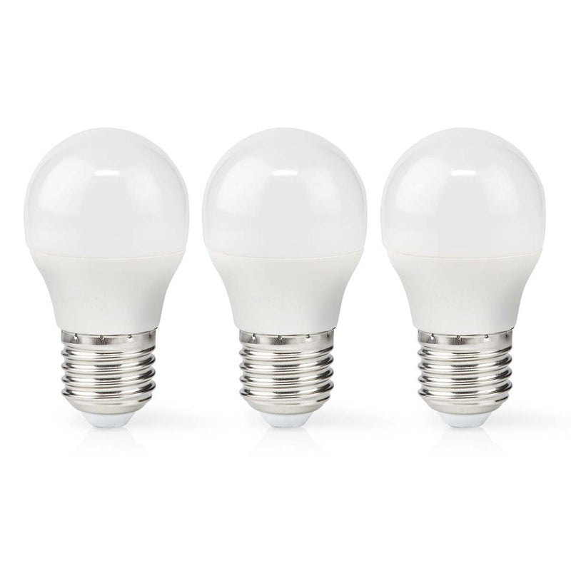 Nedis LBE27G452P3 Led-lamp E27 G45 4.9 W 470 Lm 2700 K Warm Wit 3 Stuks