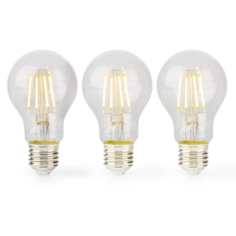 Nedis LBFE27A602P3 Led-filamentlamp E27 A60 7 W 806 Lm 2700 K Warm Wit Aantal Lampen In Verpakking: