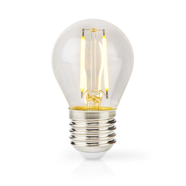 Nedis LBFE27G451 Led-filamentlamp E27 G45 2 W 250 Lm 2700 K Warm Wit Aantal Lampen In Verpakking: 1
