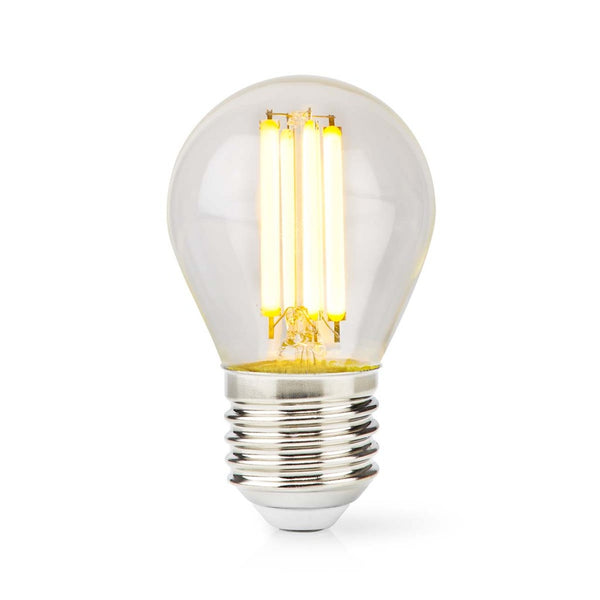 Nedis LBFE27G453 Led-filamentlamp E27 G45 7 W 806 Lm 2700 K Warm Wit 1 Stuks