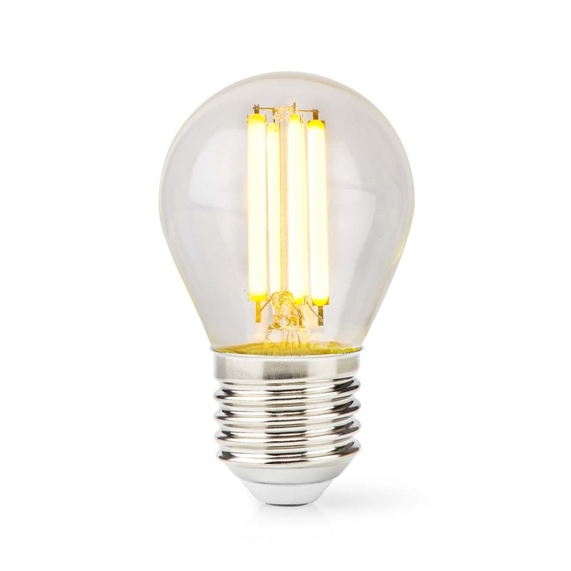 Nedis LBFE27G453 Led-filamentlamp E27 G45 7 W 806 Lm 2700 K Warm Wit 1 Stuks