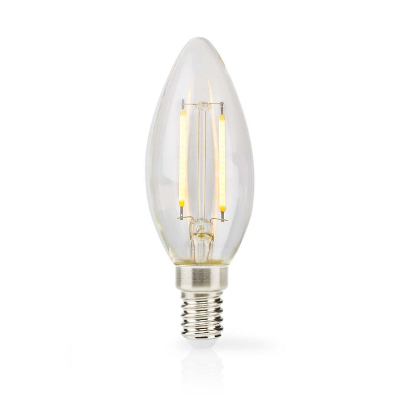 Nedis LBFE14C351 Led-filamentlamp E14 Kaars 2 W 250 Lm 2700 K Warm Wit Aantal Lampen In Verpakking: