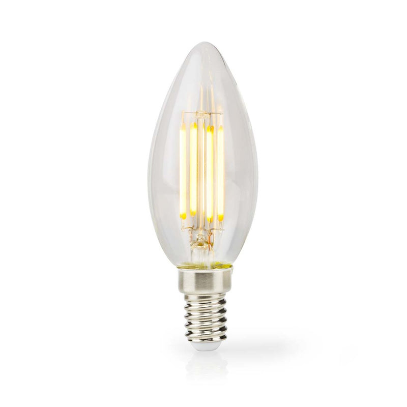 Nedis LBFE14C352 Led-filamentlamp E14 Kaars 4.5 W 470 Lm 2700 K Warm Wit Aantal Lampen In Verpakkin