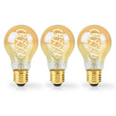 Nedis LDBTFE27A60P3 Led-filamentlamp E27 A60 3.8 W 250 Lm 2100 K Extra Warm Wit Aantal Lampen In Ve