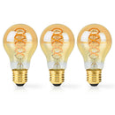 Nedis LDBTFE27A60P3 Led-filamentlamp E27 A60 3.8 W 250 Lm 2100 K Extra Warm Wit Aantal Lampen In Ve