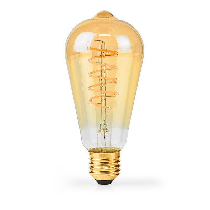 Nedis LBDE27ST64GD2 Led-filamentlamp E27 St64 3.8 W 250 Lm 2100 K Extra Warm Wit Aantal Lampen In V