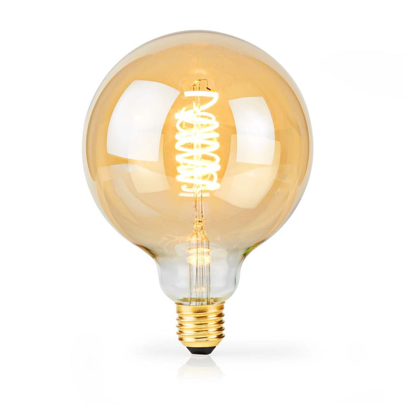 Nedis LBE27G95GD Led-filamentlamp E27 G95 3.8 W 250 Lm 2100 K Extra Warm Wit Aantal Lampen In Verpa