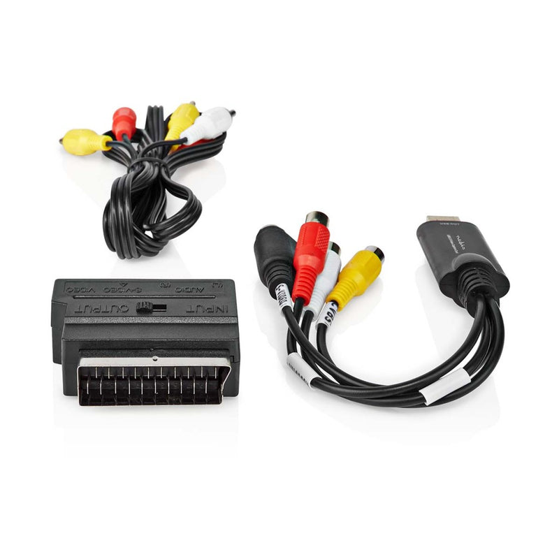 Nedis VGRRU101BK Videograbber Usb 2.0 480p A/v-kabel / Scart