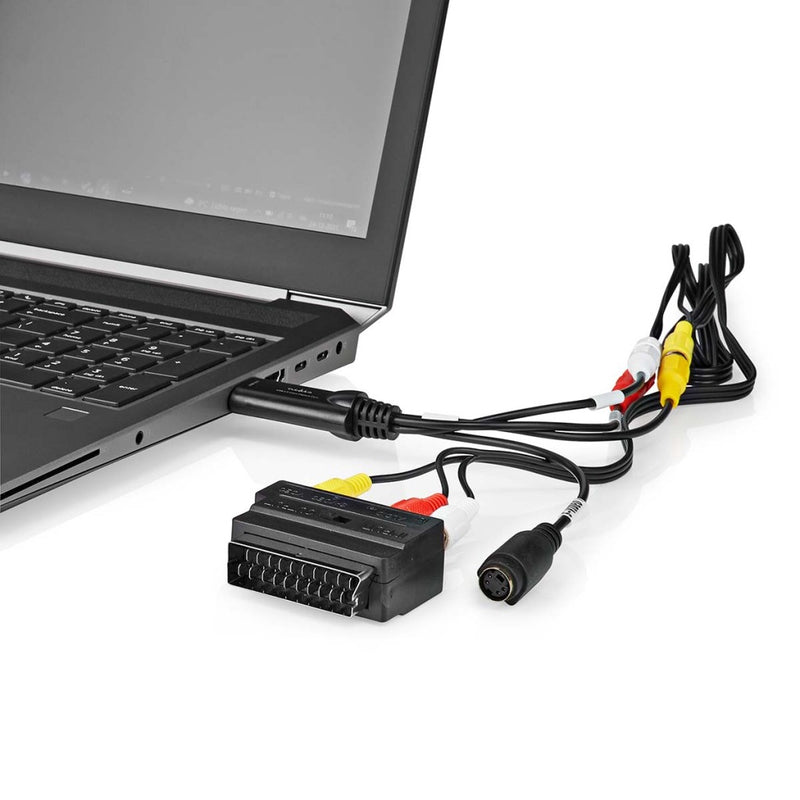 Nedis VGRRU101BK Videograbber Usb 2.0 480p A/v-kabel / Scart
