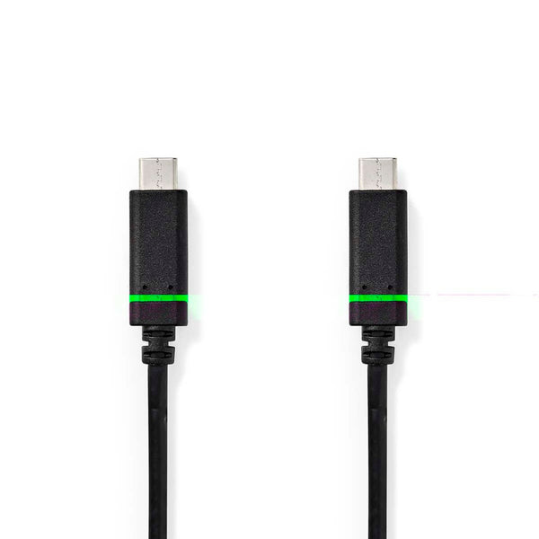 Nedis CCGB64700BK20 Usb-kabel Usb 3.2 Gen 1 Usb-c&trade; Male Usb-c&trade; Male 4k@60hz 5 Gbps Vern