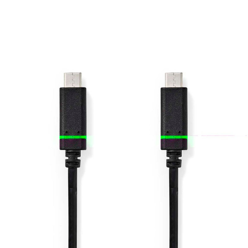 Nedis CCGB64700BK20 Usb-kabel Usb 3.2 Gen 1 Usb-c&trade; Male Usb-c&trade; Male 4k@60hz 5 Gbps Vern