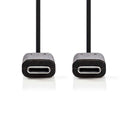 Nedis CCGB64700BK20 Usb-kabel Usb 3.2 Gen 1 Usb-c&trade; Male Usb-c&trade; Male 4k@60hz 5 Gbps Vern