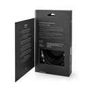 Nedis CATB25000GY50 Optische Audiokabel Toslink Male Toslink Male 5.00 M Rond Gevlochten Gun Metal